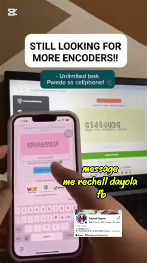 HIRING ENCODER WORK FROM HOME #ENCODER #DORECT GCASH PAYOUT#ECNL#PAYMATH