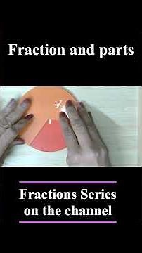 Fraction and parts #fractions #fractionsmadeeasy #mathshorts #learnmath #MathConcepts