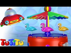 🎁TuTiTu Builds a Carousel - 🤩Fun Toddler Learning with Easy Toy Building Activities🍿