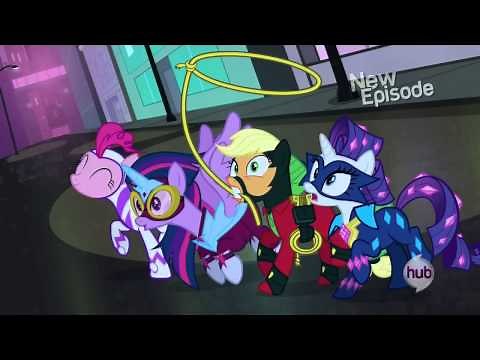 The Mane-iac uses the Hairspray Ray of Doom on the Power Ponies