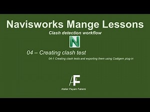 04-Navisworks tutorial: Creating clash test