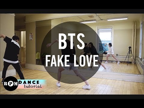 BTS "Fake Love" Dance Tutorial (Chorus)