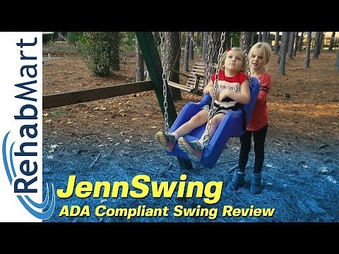 Inclusive Playground Review - Jennswing & Cubby ADA Compliant Pediatric Swings from SportsPlay