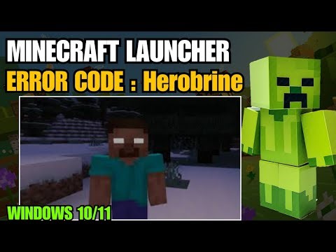 Fix Minecraft Launcher “Herobrine Error” in Windows | Step-by-Step Solution