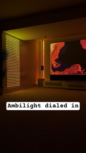 getting the Ambilight setup dialed in