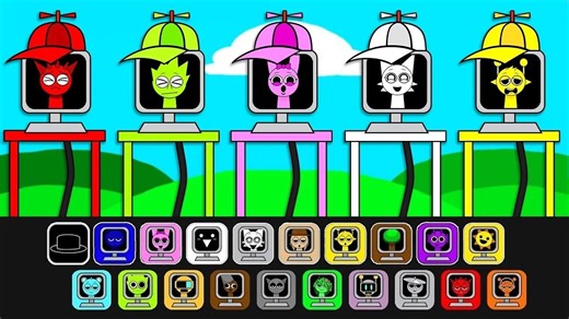 👻纸艺 DIY 神操作！Sprunki 全员变身 Mr. Fun Computer，新 MOD 萌到犯规📄