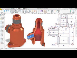 Autodesk Inventor 2026 Create A Pipe Connecter 3D Design EXERCISE 160