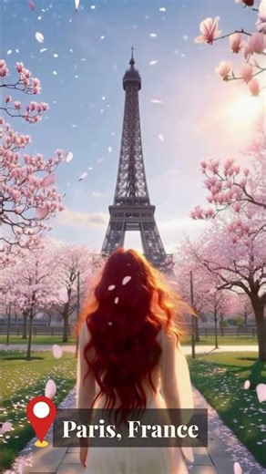 Spring in Paris 🌸 Magnolia Blossoms & Eiffel Tower Views