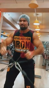 Shoulder cable work out 💪 #bodybuilding | Generation Iron