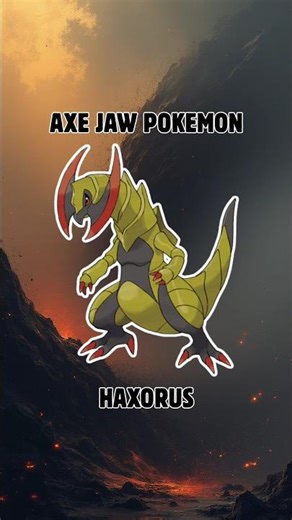 How Sharp Is Haxorus' Axe? Here's the Answer! #pokemon