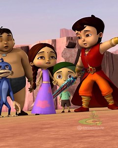 14K views · 735 reactions | To save Sky Dragon's stolen power, Super Bheem and his friends embark on an intergalactic quest. They seek an ancient sword on Khushali planet, the only weapon capable of defeating Zatak's dark magic. #SuperBheem #kids #funny #comedy #videos #space #adventure | Super Bheem | Facebook