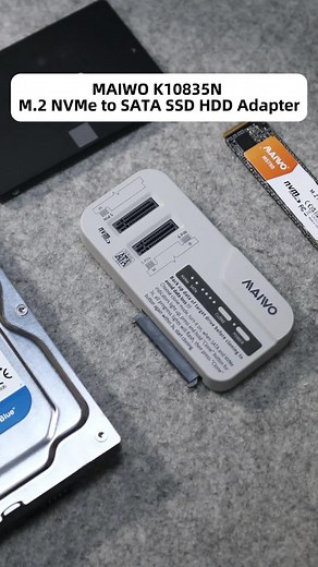 MAIWO K10835N M.2 NVMe to SATA SSD HDD Adapter