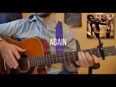 Again Guitar Tutorial (Lenny Kravitz) | Easy Acoustic Lesson for Beginners