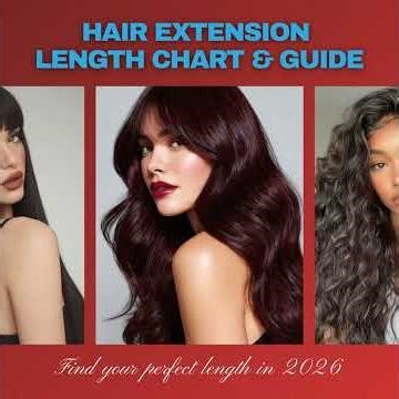 Hair Extension Length Chart & Guide: Find Your Perfect Length in 2026