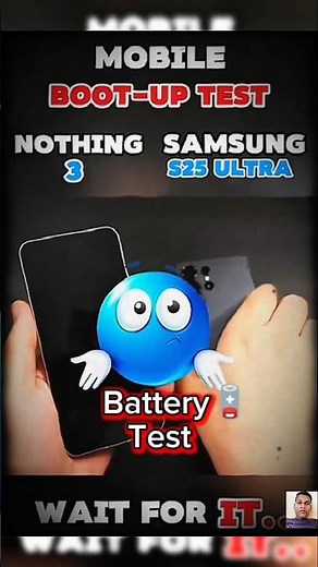 ⚡☠️ NOTHING 3 VS SAMSUNG S25 ULTRA BOOT-UP TEST!!