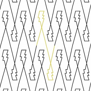 Bolt Loop E2E Digital Quilting Pantograph, Longarm Quilting, .bqm, .cqp, .dxf, .hqf, .hqv, .iqp, .pat, .qcc, .qli, .ssd - Etsy UK