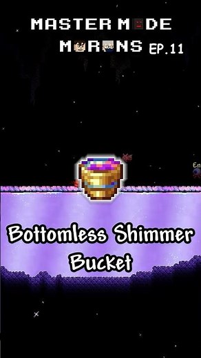 How To Get The Bottomless Shimmer Bucket | Terraria: Master Mode Morons | Highlights 35