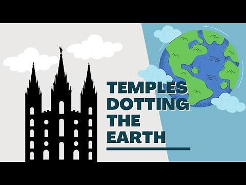 Temples Dotting the Earth | 200+ Temples Photo Gallery w/The Tabernacle Choir on Temple Square