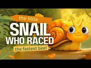 THE LITTLE SNAIL WHO RACED THE FASTEST BEE | Bedtime Story For Kids
