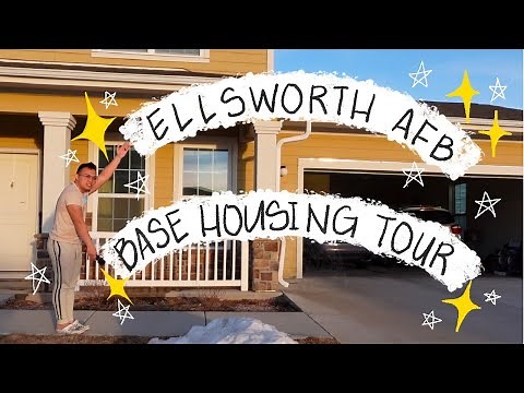 🏠BASE HOUSING TOUR🏠| ELLSWORTH AFB SOUTH DAKOTA