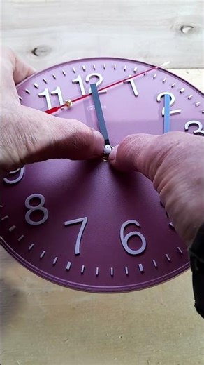 Replacing a Wall Clock Mechanism