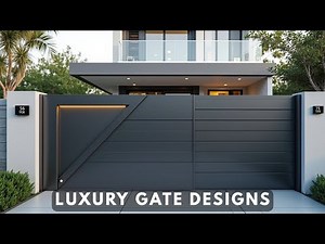 Modern Black Gate Designs That Redefine Luxury Homes | Minimalist Trending Designs