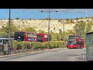 FULL ROUTE VISUAL | London Bus Route 96 - Bluewater to Woolwich. Stagecoach London. 10113 [LX12DCZ].