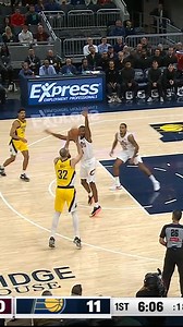 Jay Huff with his second three 🎯 | Indiana Pacers