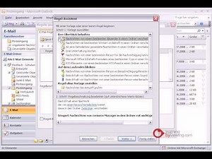 Outlook Tutorial Deutsch regeln