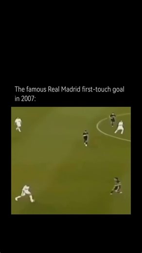 A1 Media Dose on Instagram: "The famous Real Madrid first-touch goal in 2007 remains one of football’s purest expressions of instinct and class. With barely a second to think, the move unfolded at breathtaking speed-an incisive pass, a perfectly timed run, and a finish struck on the very first touch. There was no hesitation, no extra control, just absolute trust in technique and understanding. That goal captured the essence of Real Madrid at their best: direct, elegant, and ruthless. It’s rememb