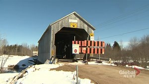 Historic New Brunswick bridge closed while undergoing repairs