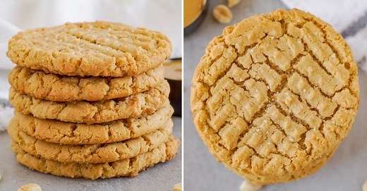 Perfect Peanut Butter Cookies - Soft and Chewy - Better than any Bakery.