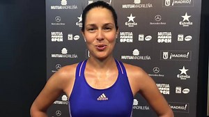 Ana Ivanovic happy to be back & winning at Mutua Madrid Open! | WTA