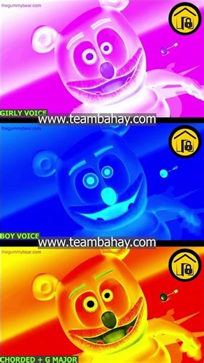Gummibär GUMMY BEAR SONG MULTILANGUAGE IN 3 VERY COOL WEIRD EFFECTS PART 8 #SHORTS