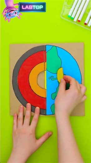🪨 JOURNEY To The CENTER Of The Earth! 🌋😱 #kids #science