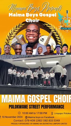 Polokwane Where are you?!!!! Maima Boys Coming to Polokwane For a Performance 🔥🔥🔥🔥😄😄 you all better come watch this Performance !!!