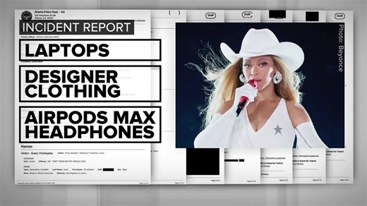 Atlanta police are searching for the suspect who broke into Beyoncé’s choreographer’s car and stole two suitcases containing unreleased music, show footage, and tour plans. #news