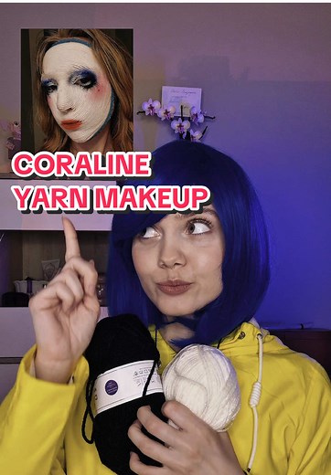 Coraline Yarn Makeup Tutorial and Inspiration