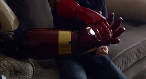 550K views · 3.3K reactions | Who better to deliver your new bionic arm than Iron Man himself? (via Office, Limbitless Solutions, and Robert Downey Jr) | Upworthy Stories | Facebook
