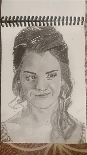 Hermione Granger drawing yule ball#harrypotter #hermoinegranger #art #headlights