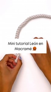 122K views · 1.9K reactions | Mini tutorial Leon 女en Macramé 臨 qué...