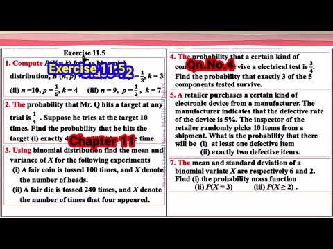 12th Maths / Ch. 11 / Exercise 11.5 Qn.No. 4