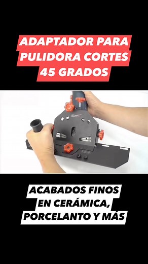 711 reactions · 18 shares |  ¡Transforma tu pulidora en una herramienta profesional! Con nuestro adaptador de cortes a 45° para cerámica, losa, azulejo y más, lograrás acabados perfectos en cada proyecto. Compatible con la mayoría de pulidoras, fabricado con materiales de alta calidad para garantizar durabilidad y precisión en cada corte. ¡Eleva tu trabajo al siguiente nivel! ️✨ | Ferreteria El Roble | Facebook