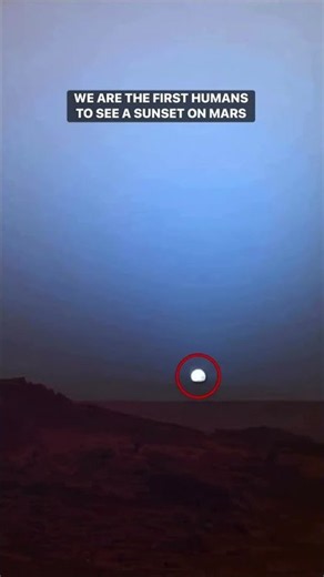 Mars Has Blue Sunsets… Here’s Why 🌅🔵 #mars #space