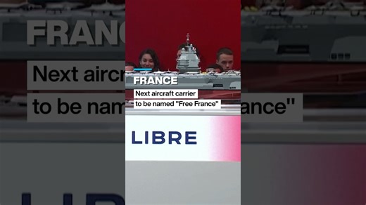 Next French aircraft carrier will be called "Free France" • FRANCE 24 English - World News