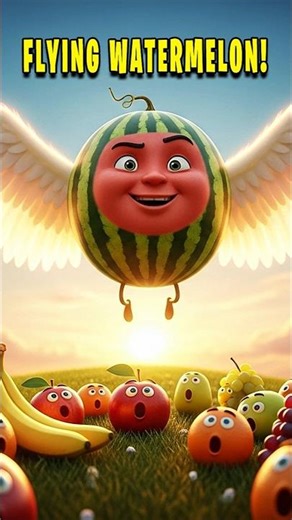 The Watermelon That Wanted to Fly#fruitsynthai#aishorts