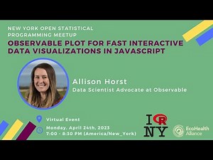 Allison Horst - Observable Plot for Fast Interactive Data Visualizations in JavaScript