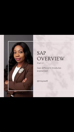 SAP Overview Part 2 Sap modules explained #sap#career#job#transition#uk