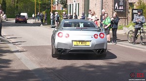 100 Nissan GT-R R35 Accelerating LOUD! Widebody GT-R, 1400HP GT-R R35, Skyline R34 GT-R, Top Secret • #Nissan #gtr35 #gtrr35 #nissangtr #nissangtrr35 #accelerating #widebody #1400hp #supercar #sportscar #acceleration | ExoticCarspotters