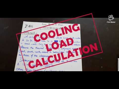 Master in Cooling Load Calculation | HVAC | Refrigeration | Real-life Problem #hvac